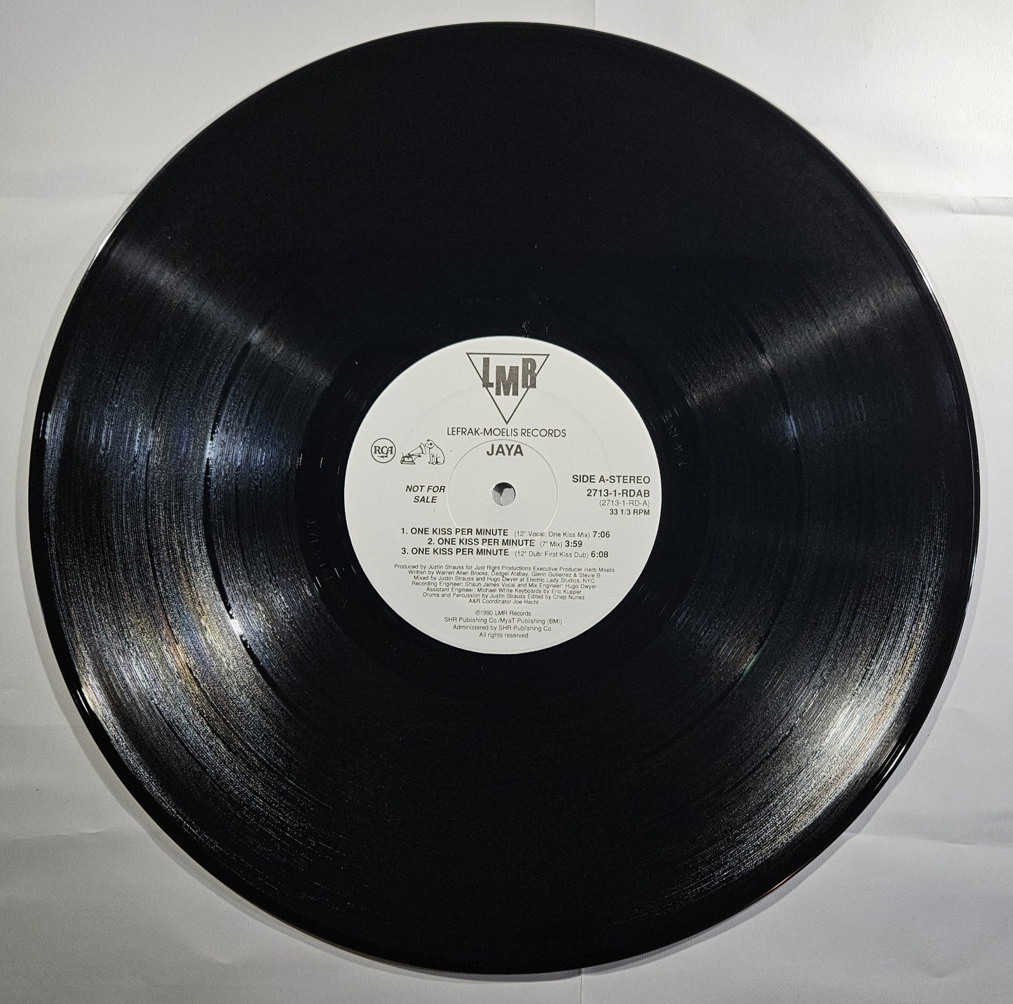 Jaya - One Kiss Per Minute [1990 Promo] [Used Vinyl Record 12" Single]