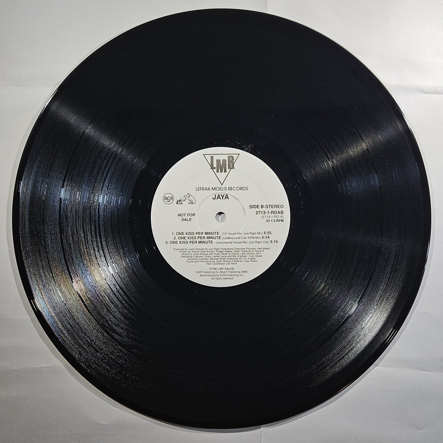 Jaya - One Kiss Per Minute [1990 Promo] [Used Vinyl Record 12" Single]