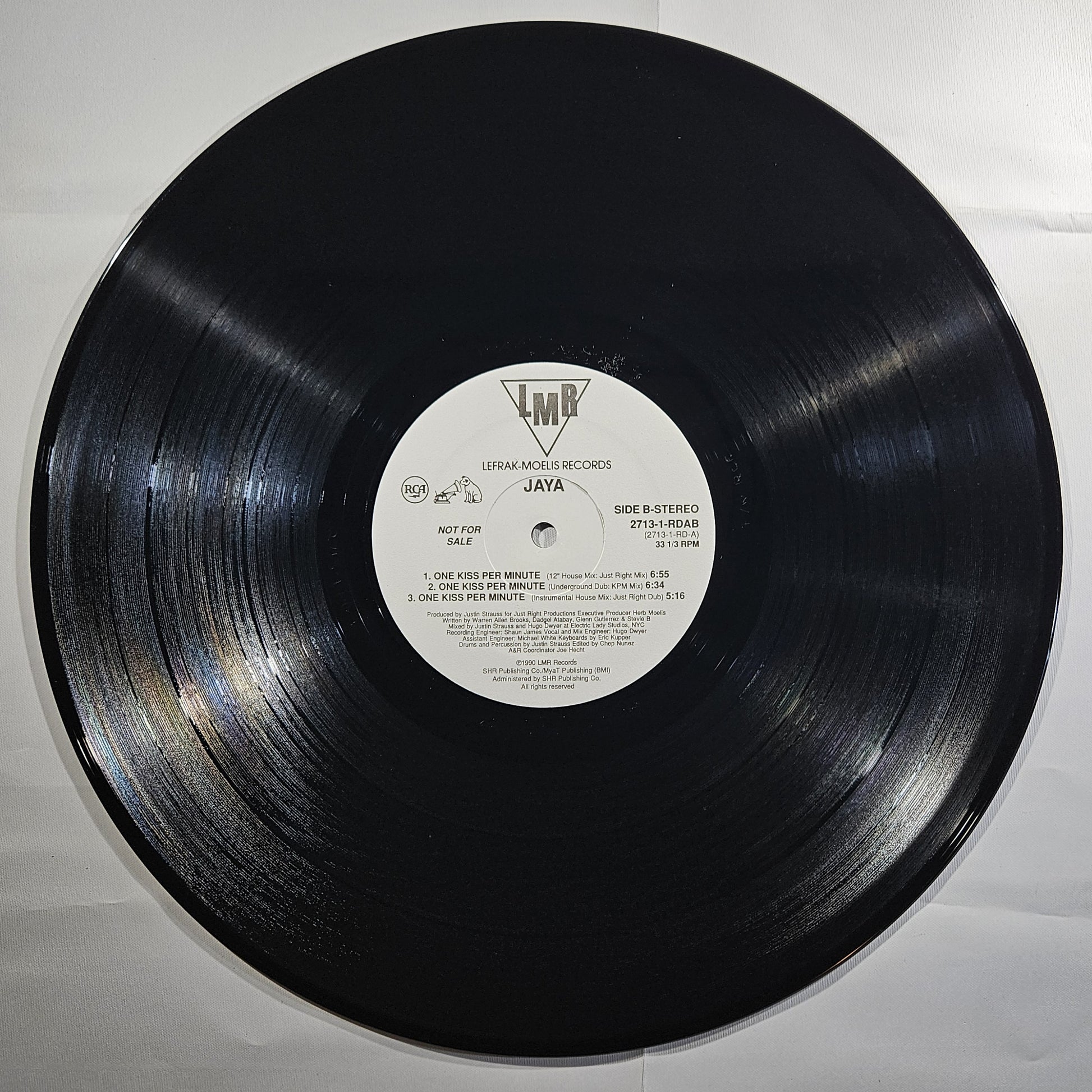 Jaya - One Kiss Per Minute [1990 Promo] [Used Vinyl Record 12" Single]