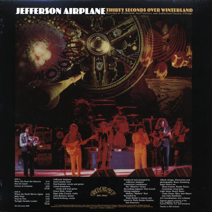 Jefferson Airplane - Thirty Seconds Over Winterland [2019 Reissue Limited Blue 180G] [New Vinyl Record LP]