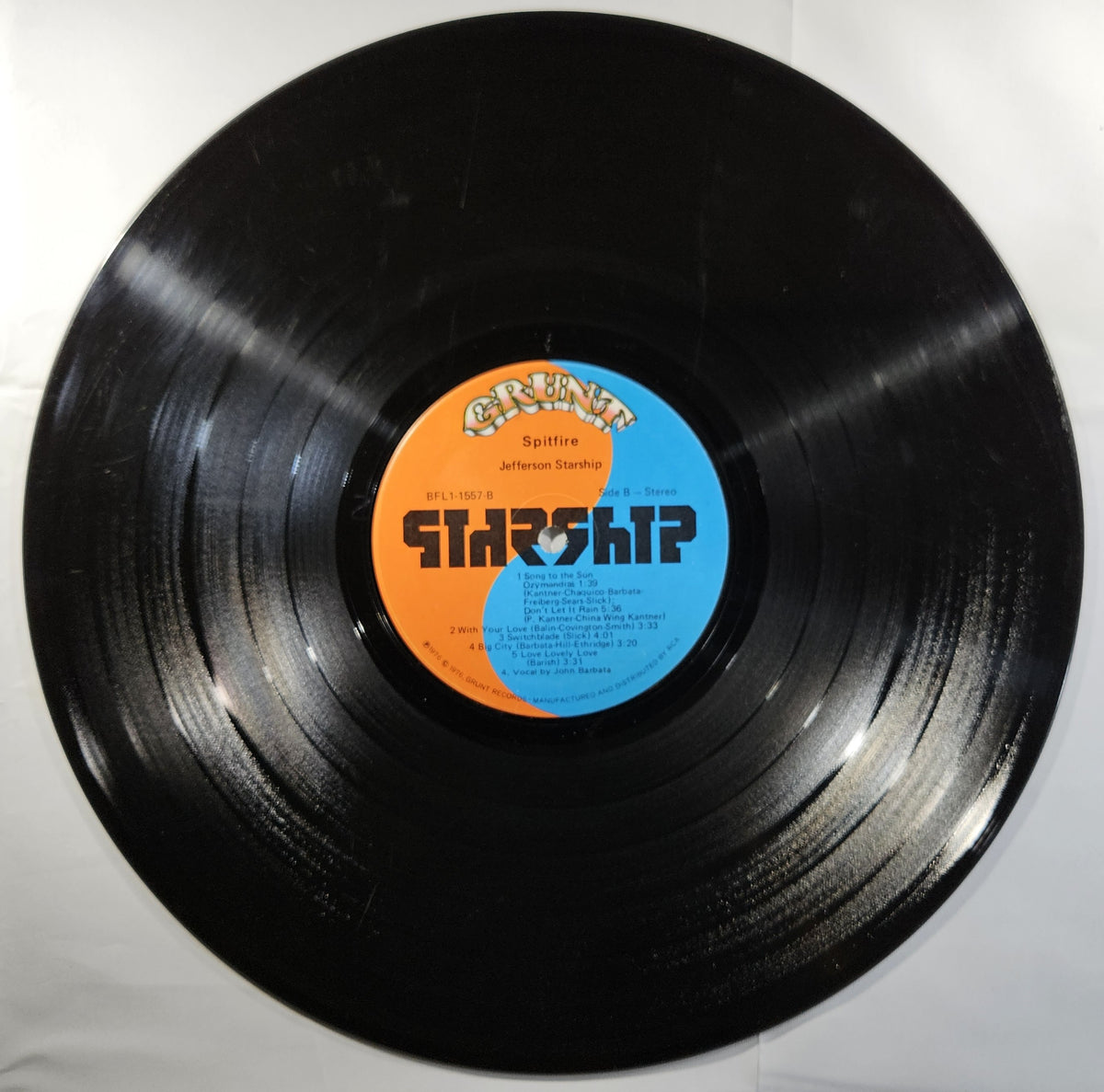 Jefferson Starship - Spitfire [1976 Used Vinyl Record LP]