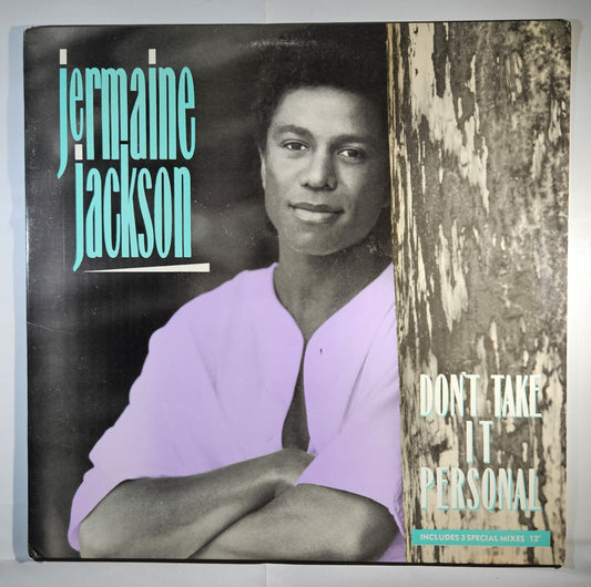 Jermaine Jackson - Don't Take It Personal [1989 Promo] [Used Vinyl Record 12" Single]