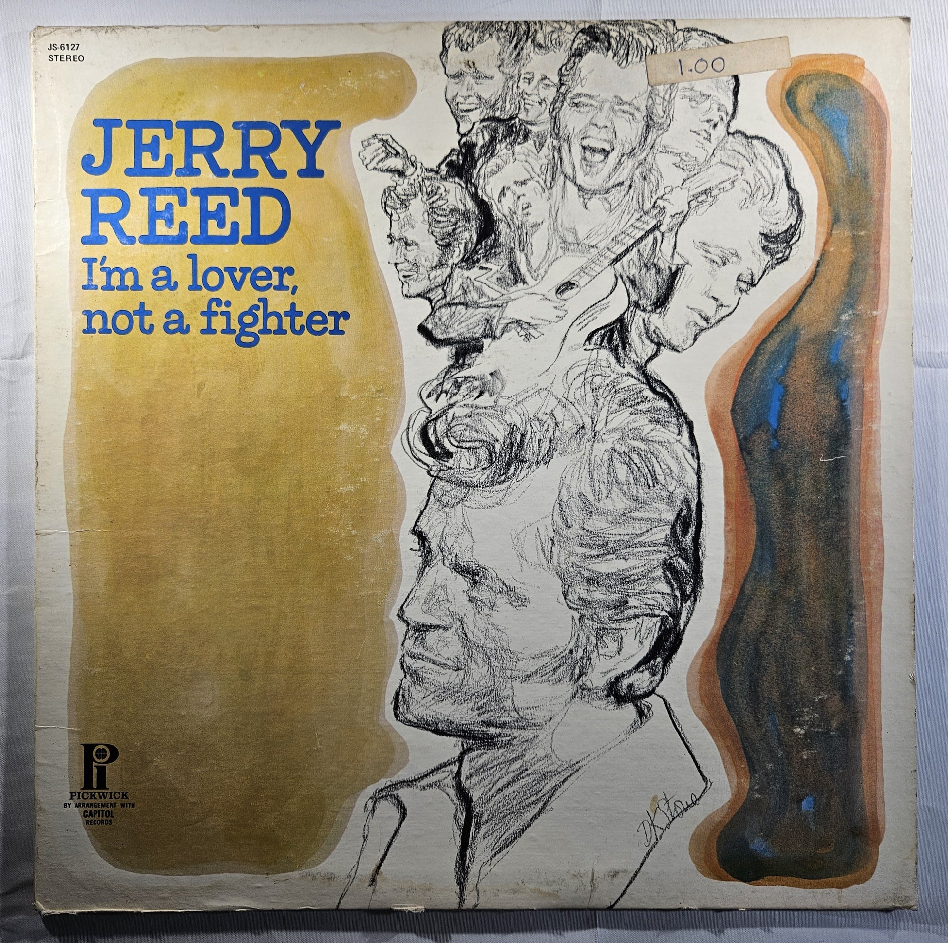 Jerry Reed - I'm a Lover, Not a Fighter [1972 Compilation] [Used Vinyl Record LP]