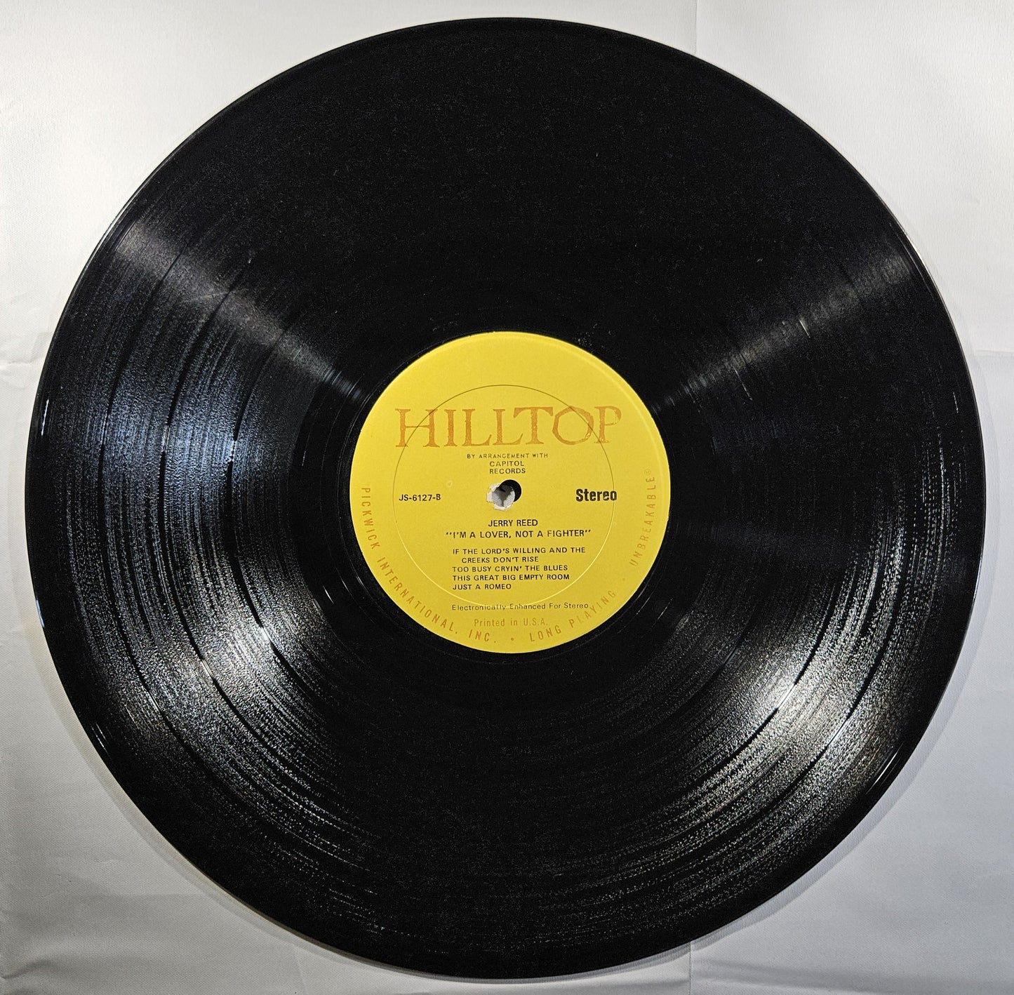 Jerry Reed - I'm a Lover, Not a Fighter [1972 Compilation] [Used Vinyl Record LP]