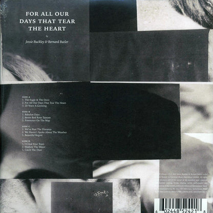 Jessie Buckley & Bernard Butler - For All Our Days That Tear the Heart [2022 Transparent] [New Double Vinyl Record LP]