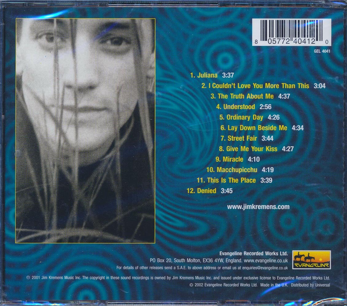 Jim Kremens - Spun [2002 New CD]