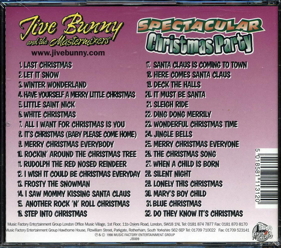 Jive Bunny and The Mastermixers - Spectacular Christmas Party [1998 New CD]