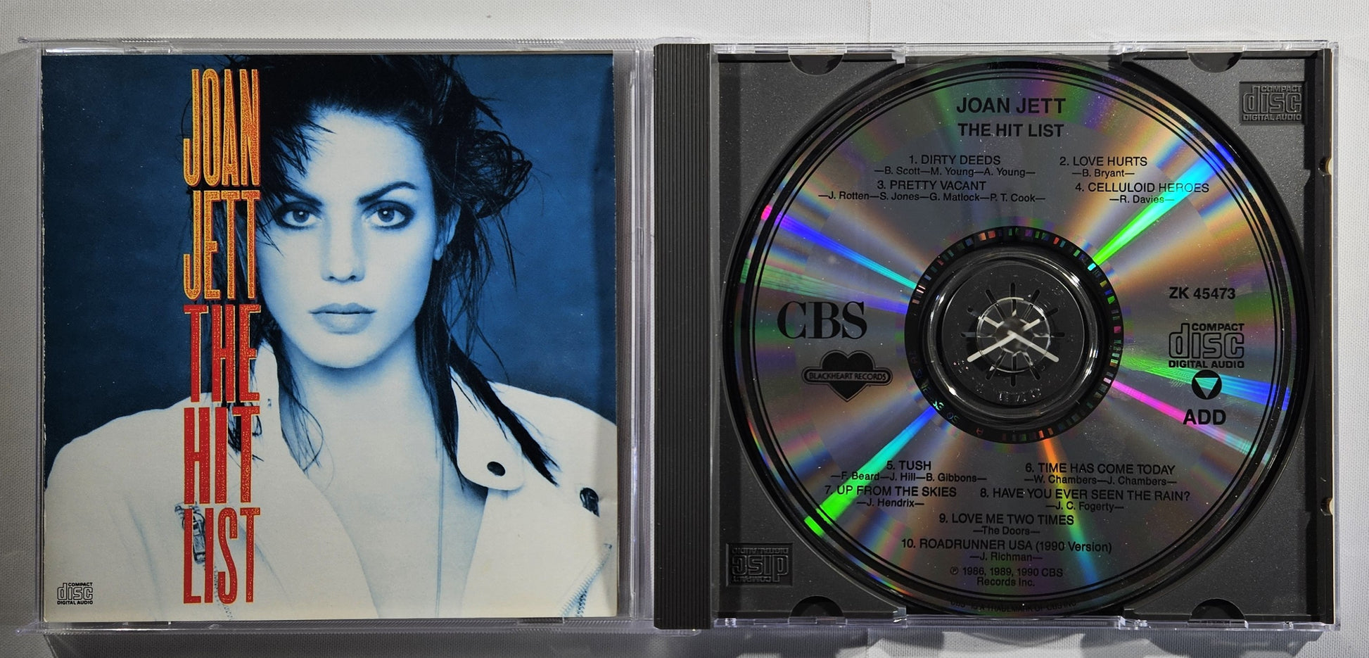 Joan Jett - The Hit List [1990 Used CD]