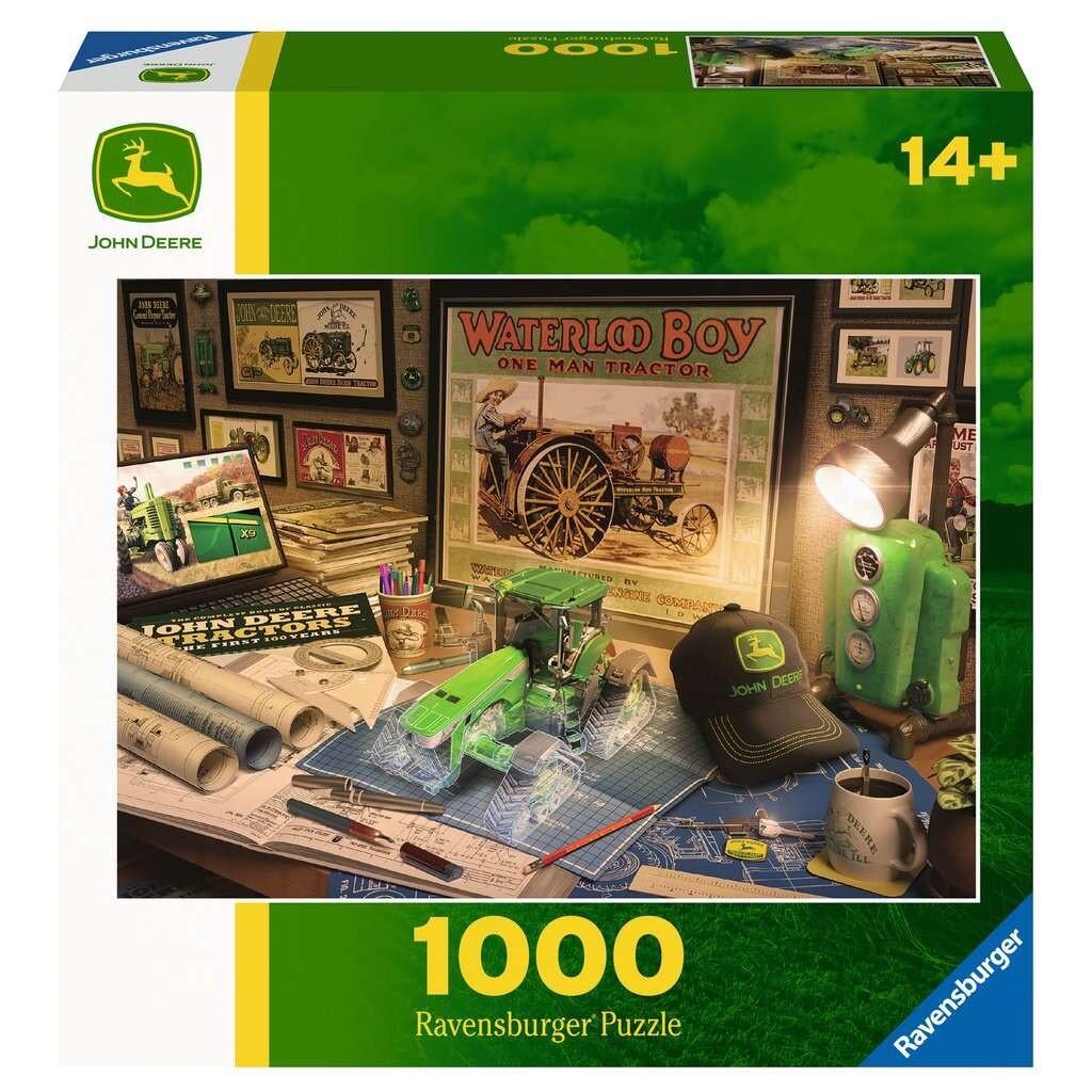 John Deere Work Desk 1000 Piece Jigsaw Puzzle Ravensburger