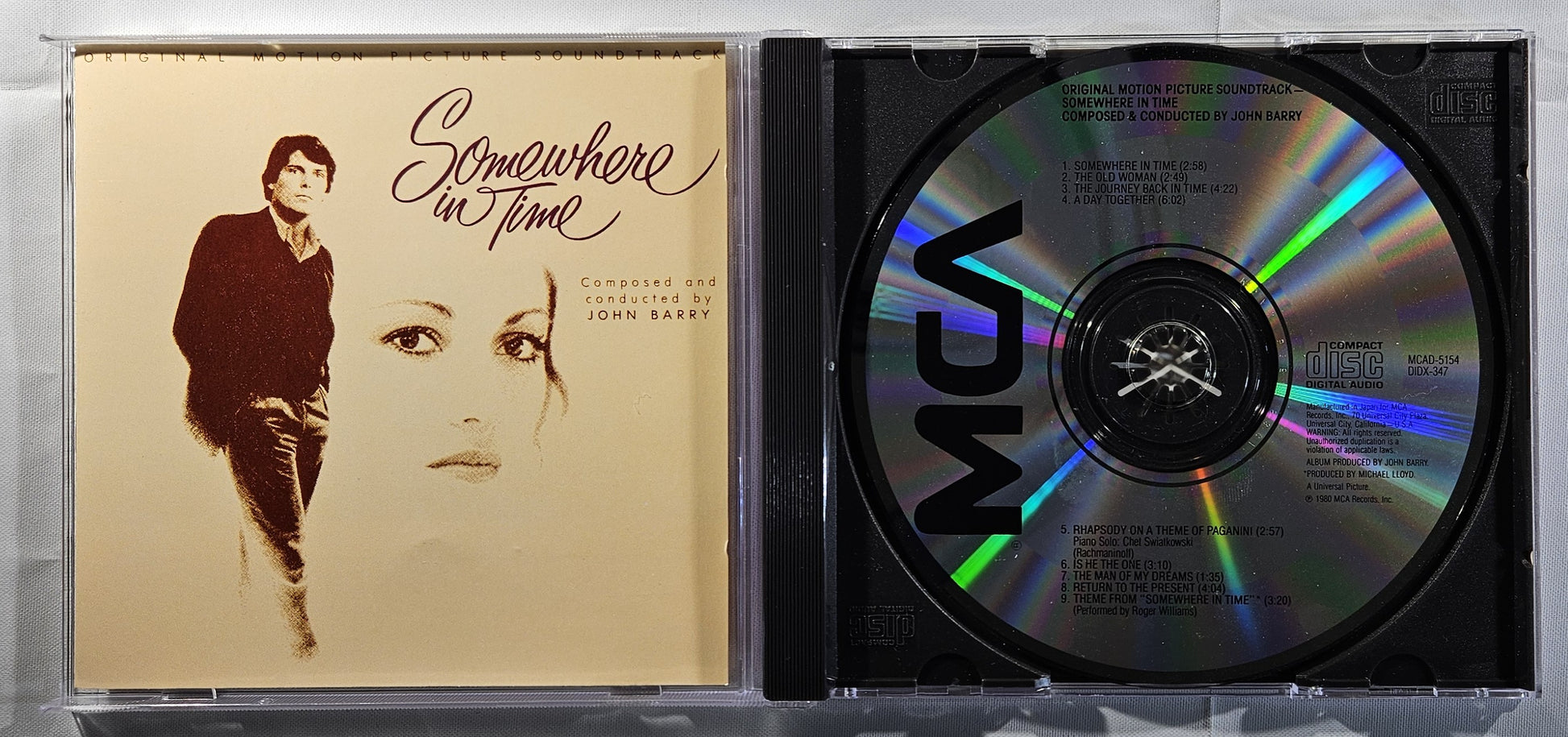 Somewhere in Time (Original Motion Picture Soundtrack) [1985 Used CD]
