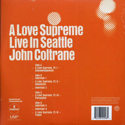 John Coltrane - A Love Supreme: Live in Seattle [2021 New Double Vinyl Record]