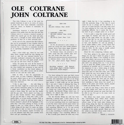 John Coltrane - Olé Coltrane [2017 Reissue 180G] [New Vinyl Record LP]