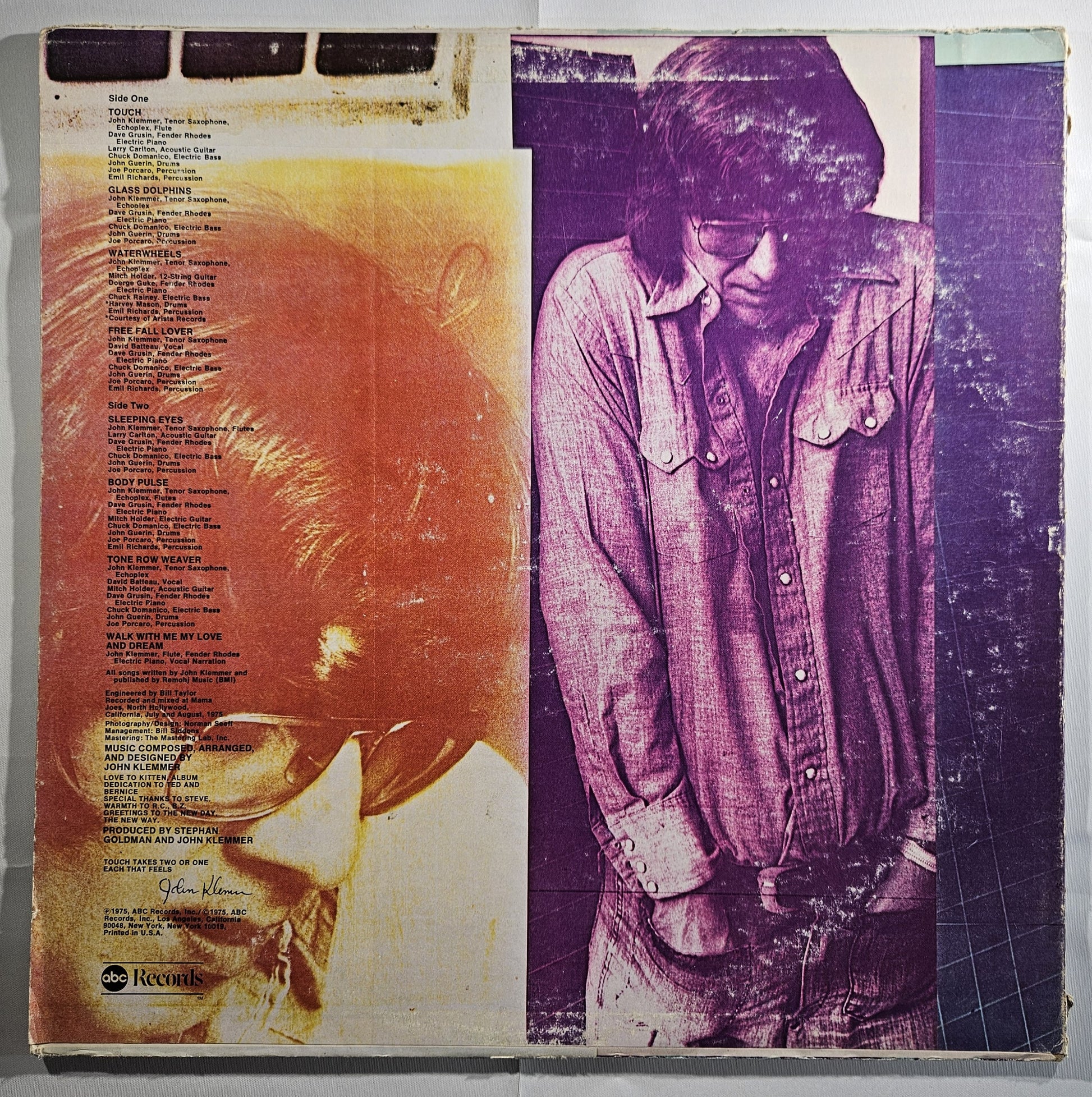 John Klemmer - Touch [1975 Santa Maria Pressing] [Used Vinyl Record LP] [B]