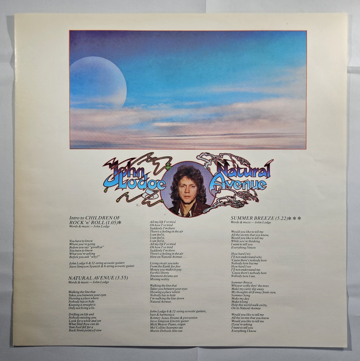 John Lodge - Natural Avenue [1977 Terre Haute Pressing] [Used Vinyl Record LP]