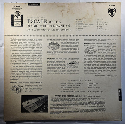 John Scott Trotter and His Orchestra - Escape to the Magic Mediterranean [1959 Used Vinyl Record LP]