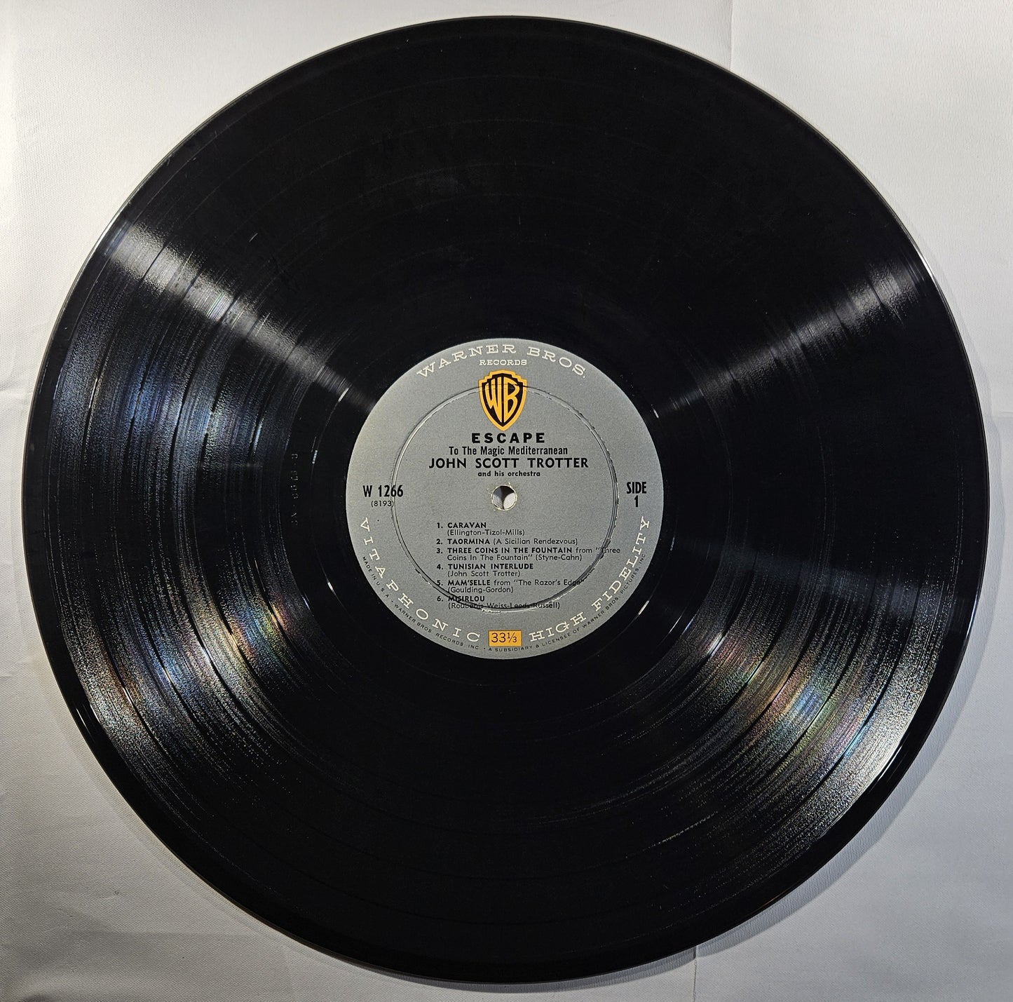 John Scott Trotter and His Orchestra - Escape to the Magic Mediterranean [1959 Used Vinyl Record LP]