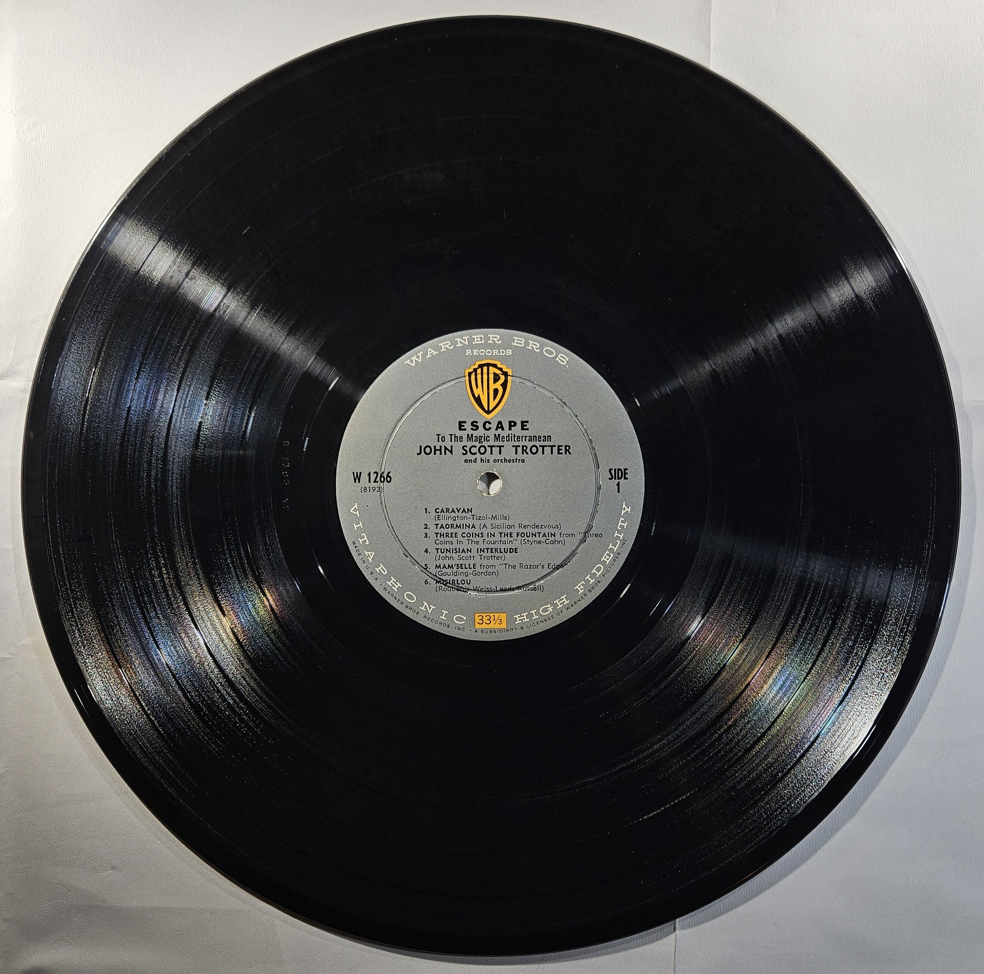 John Scott Trotter and His Orchestra - Escape to the Magic Mediterranean [1959 Used Vinyl Record LP]