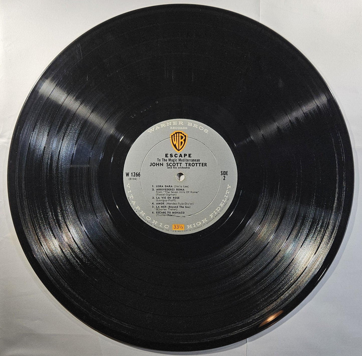 John Scott Trotter and His Orchestra - Escape to the Magic Mediterranean [1959 Used Vinyl Record LP]