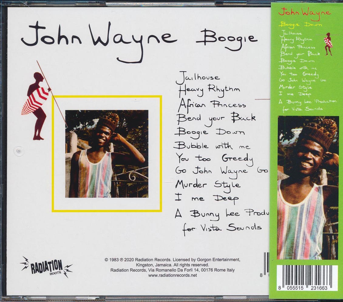 John Wayne - Boogie Down (With Sly & Robbie, The Aggrovators) [2020 Reissue] [New CD]