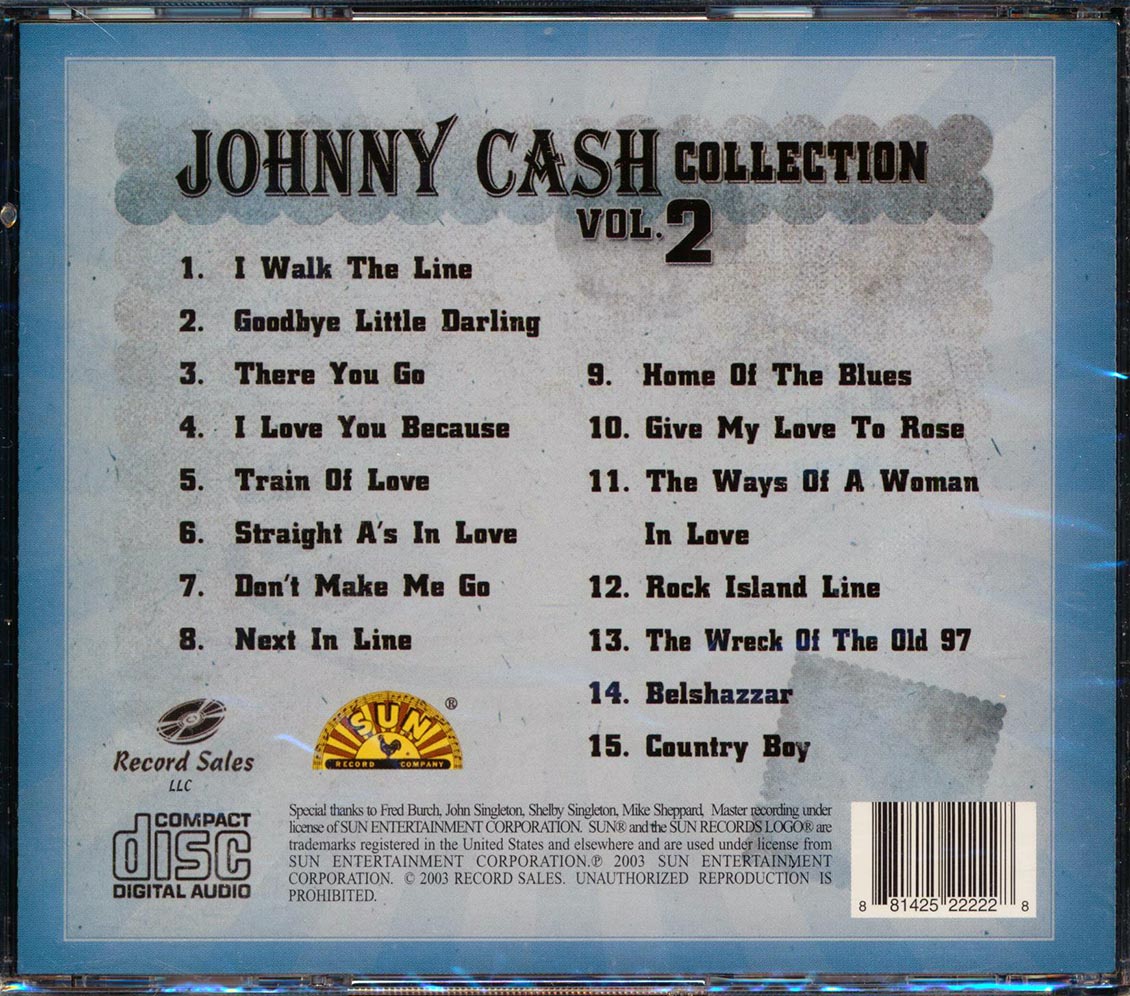 Johnny Cash - Collection Volume 2 [2003 Compilation] [New CD]