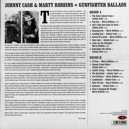 Johnny Cash & Marty Robbins - Gun Fighter Ballads [2021 180G] [New Vinyl Record LP]