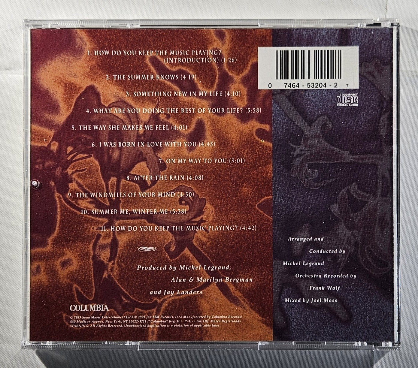 Johnny Mathis - How Do You Keep the Music Playing? [1993 Used CD]