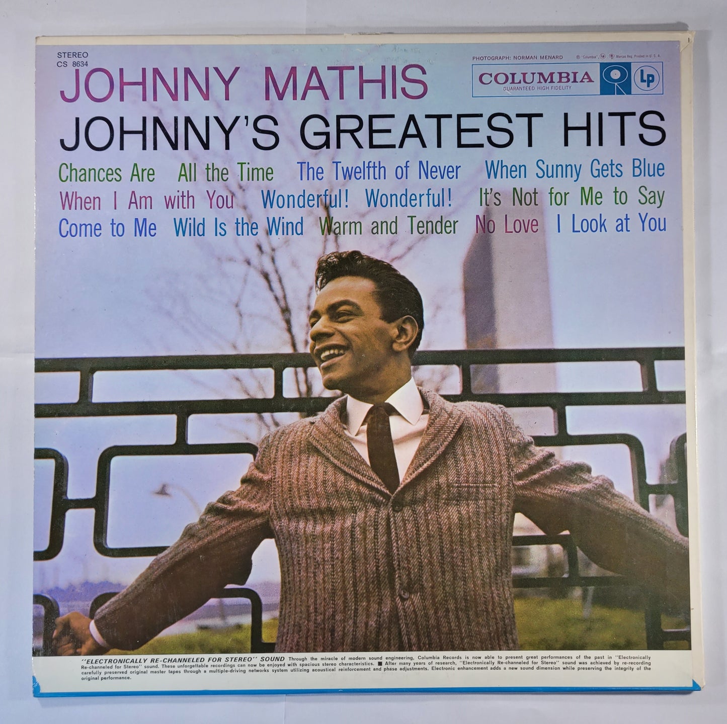 Johnny Mathis - Johnny's Greatest Hits [1962 Reissue] [Used Vinyl Record LP] [B]