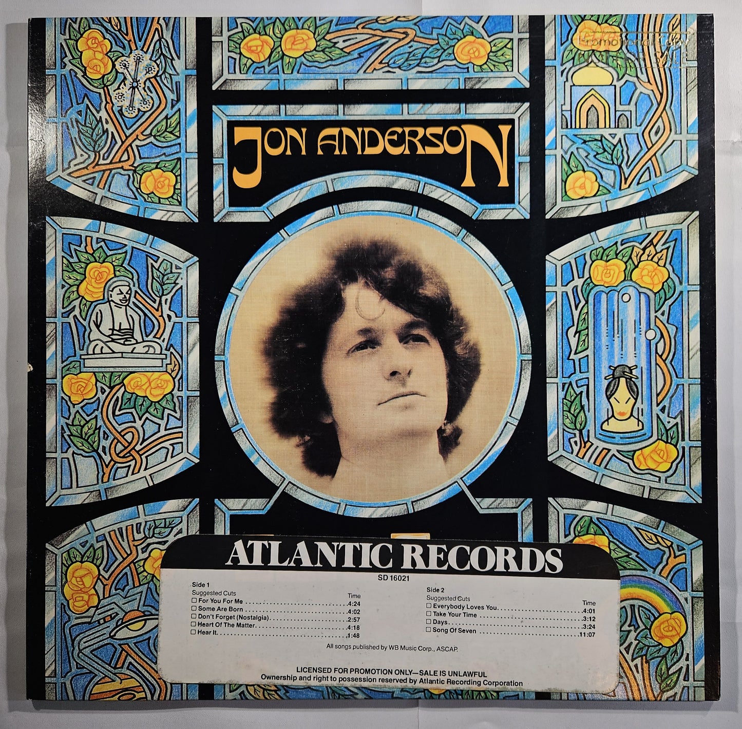 Jon Anderson - Song of Seven [1980 Promo Monarch Pressing] [Used Vinyl Record LP] [B]