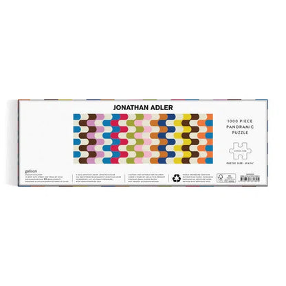 Jonathan Adler Bargello 1000 Piece Panoramic Jigsaw Puzzle Galison