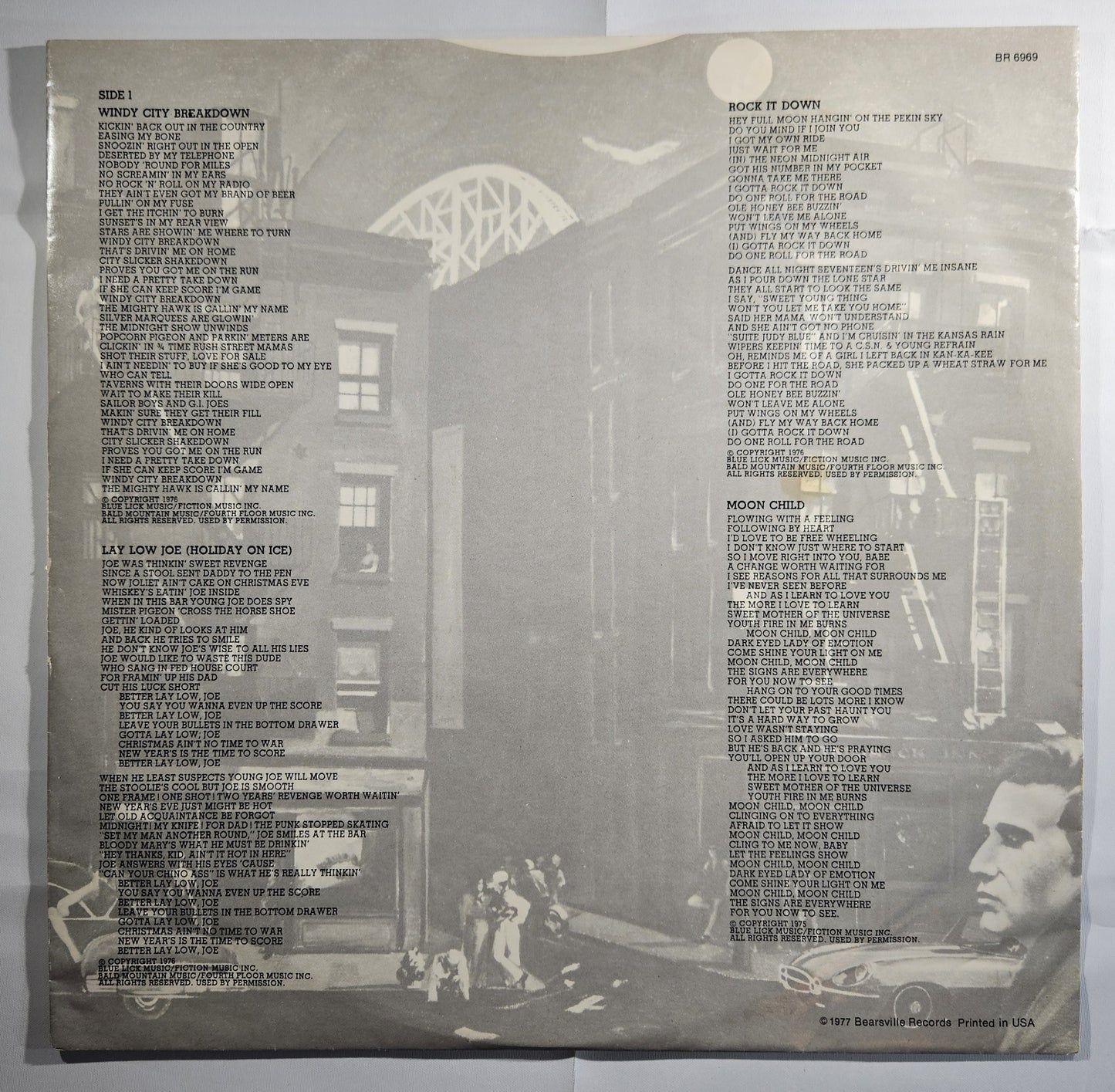 Jonathan Cain Band - Windy City Breakdown [1977 Used Vinyl Record LP]
