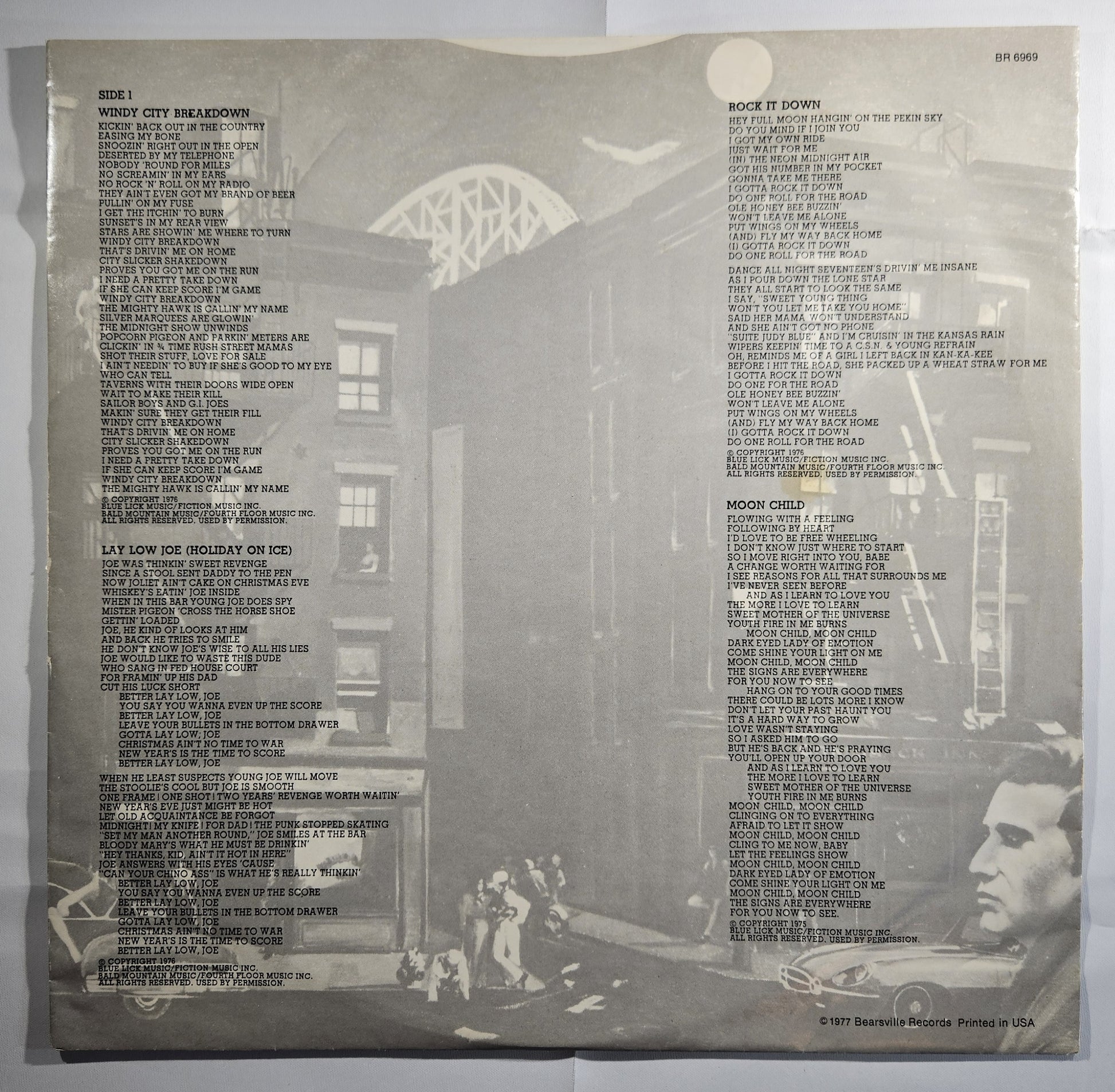Jonathan Cain Band - Windy City Breakdown [1977 Used Vinyl Record LP]