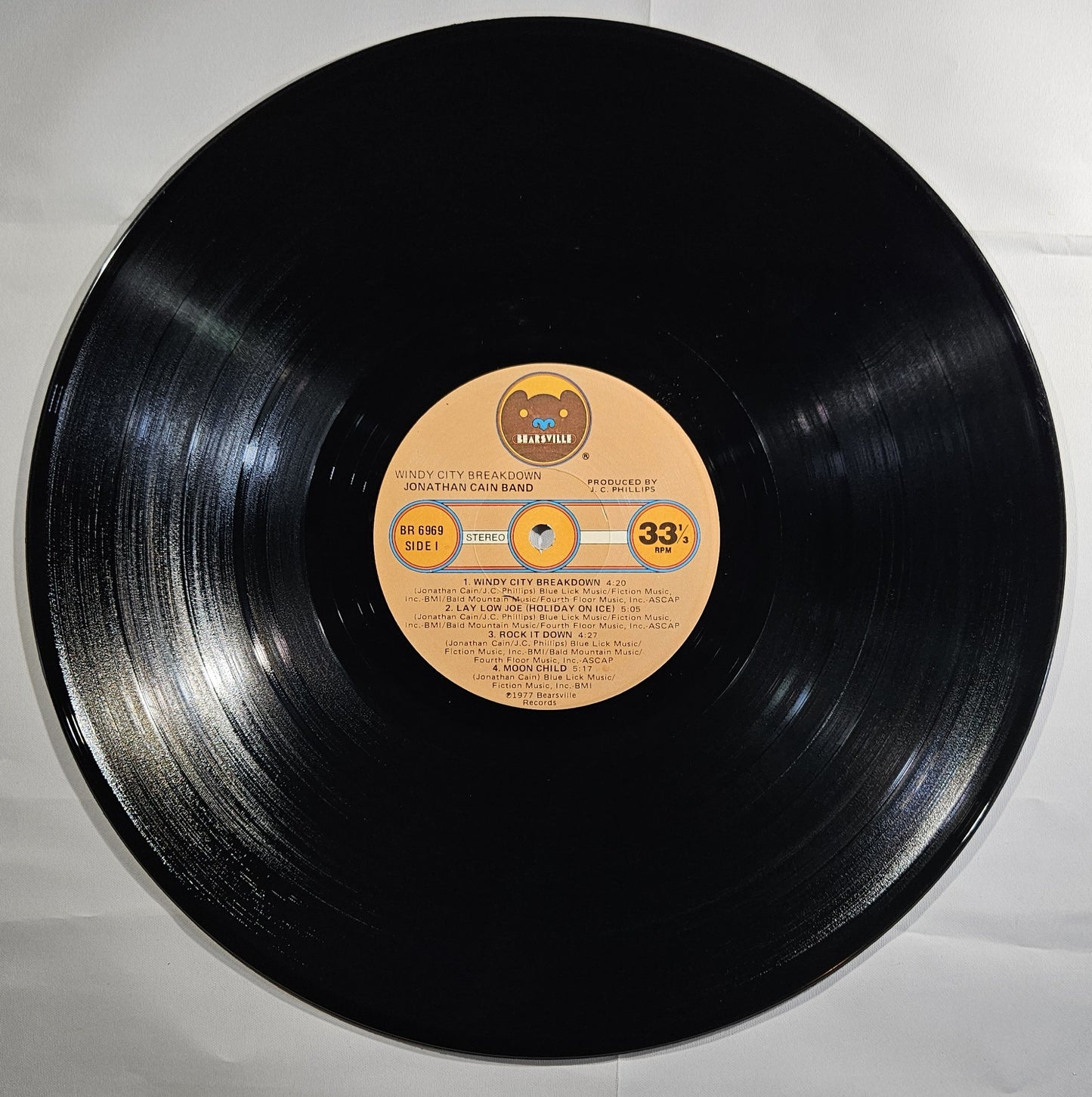 Jonathan Cain Band - Windy City Breakdown [1977 Used Vinyl Record LP]