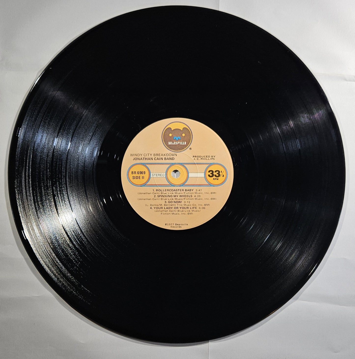 Jonathan Cain Band - Windy City Breakdown [1977 Used Vinyl Record LP]