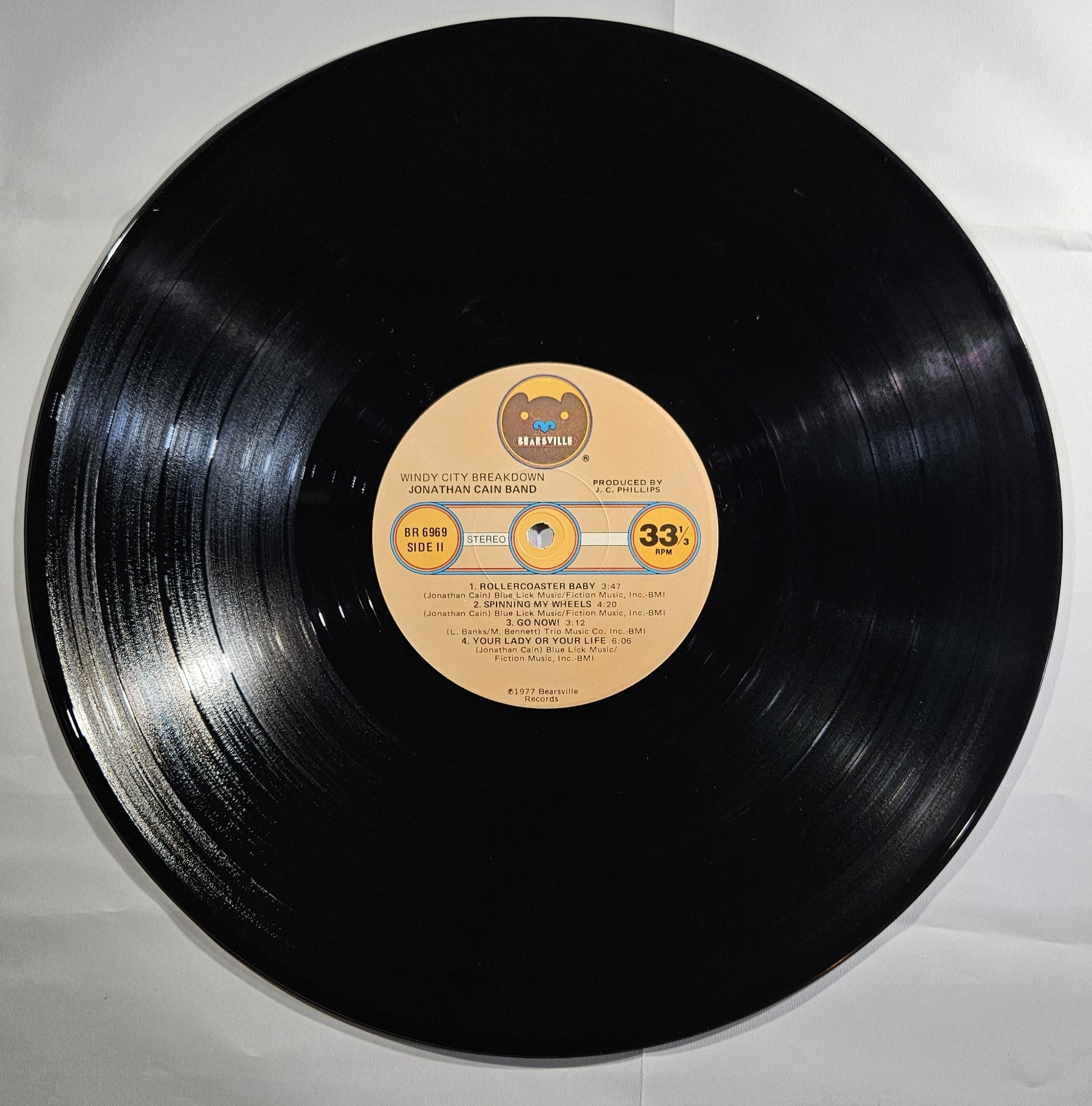 Jonathan Cain Band - Windy City Breakdown [1977 Used Vinyl Record LP]