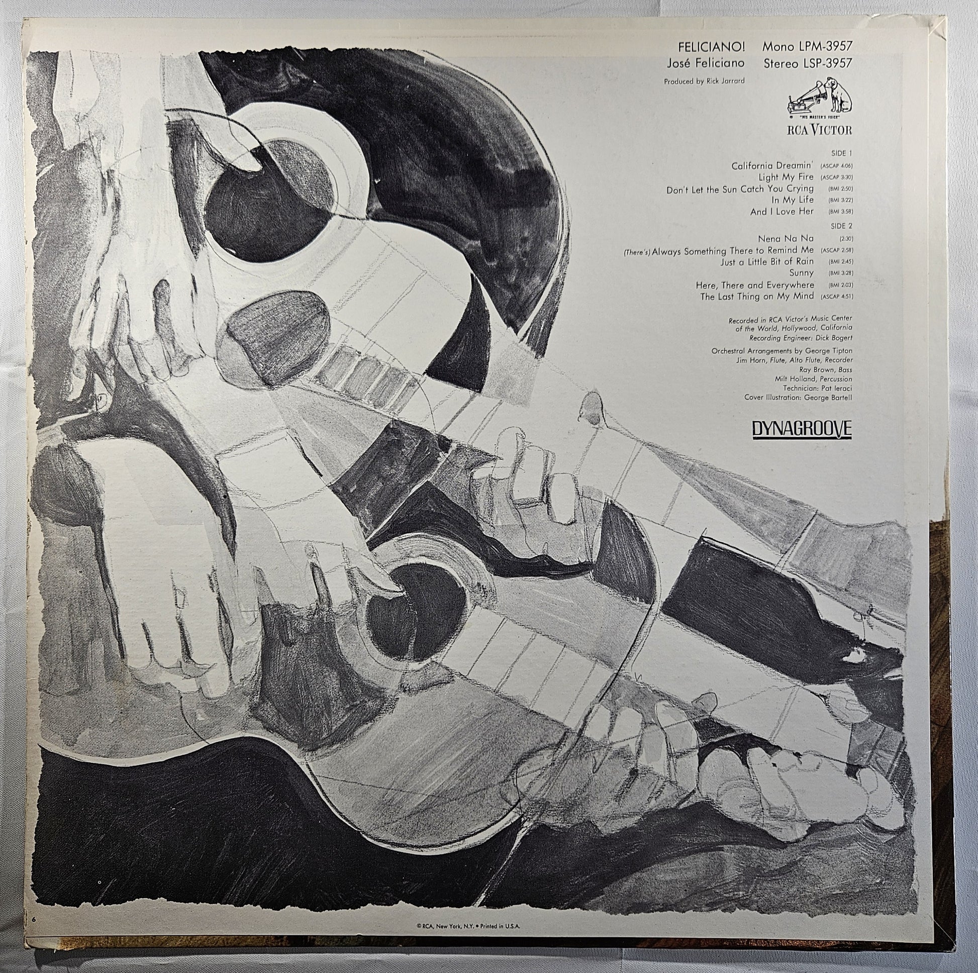 José Feliciano - Feliciano! [1968 Indianapolis Press] [Used Vinyl Record LP]