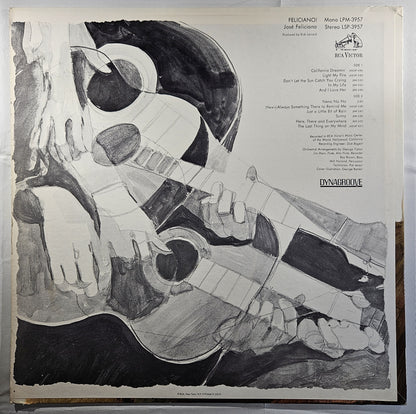 José Feliciano - Feliciano! [1968 Indianapolis Press] [Used Vinyl Record LP]