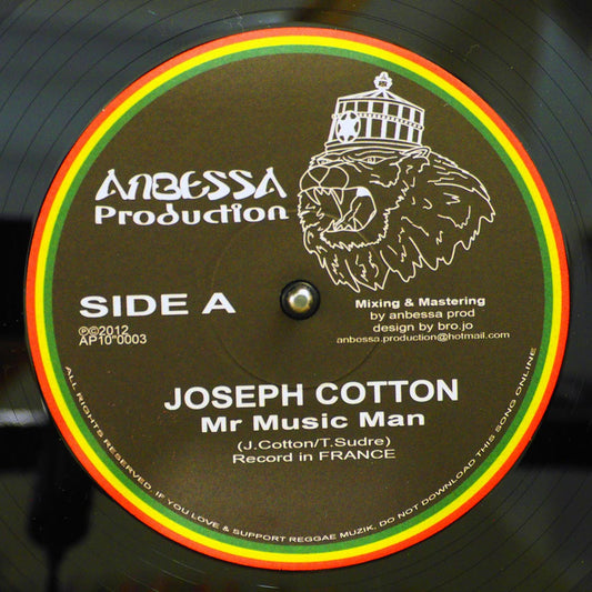 Joseph Cotton, No Killa Man - Mr Music Man [2012 New Vinyl Record 10" Single]