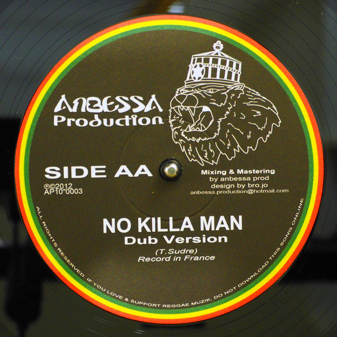 Joseph Cotton, No Killa Man - Mr Music Man [2012 New Vinyl Record 10" Single]