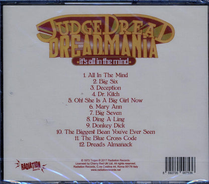 Judge Dread - Dreadmania (It's All in the mind) [2017 Reissue] [New CD]