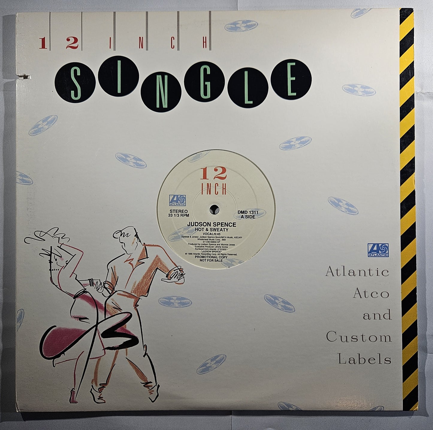 Judson Spence - Hot & Sweaty [1988 Promo] [Used Vinyl Record 12" Single]