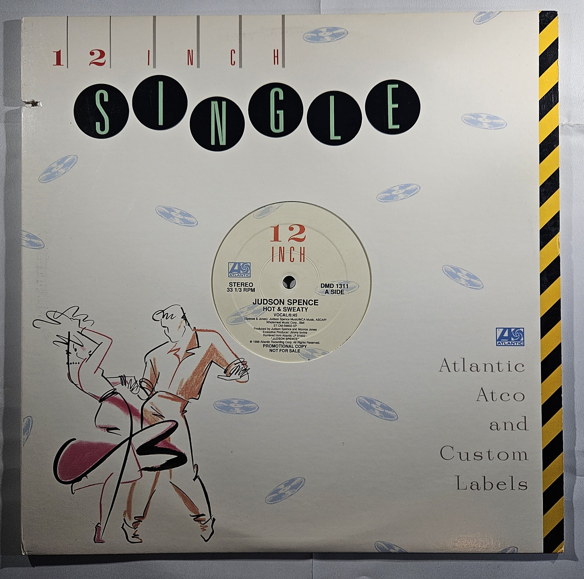 Judson Spence - Hot & Sweaty [1988 Promo] [Used Vinyl Record 12" Single]