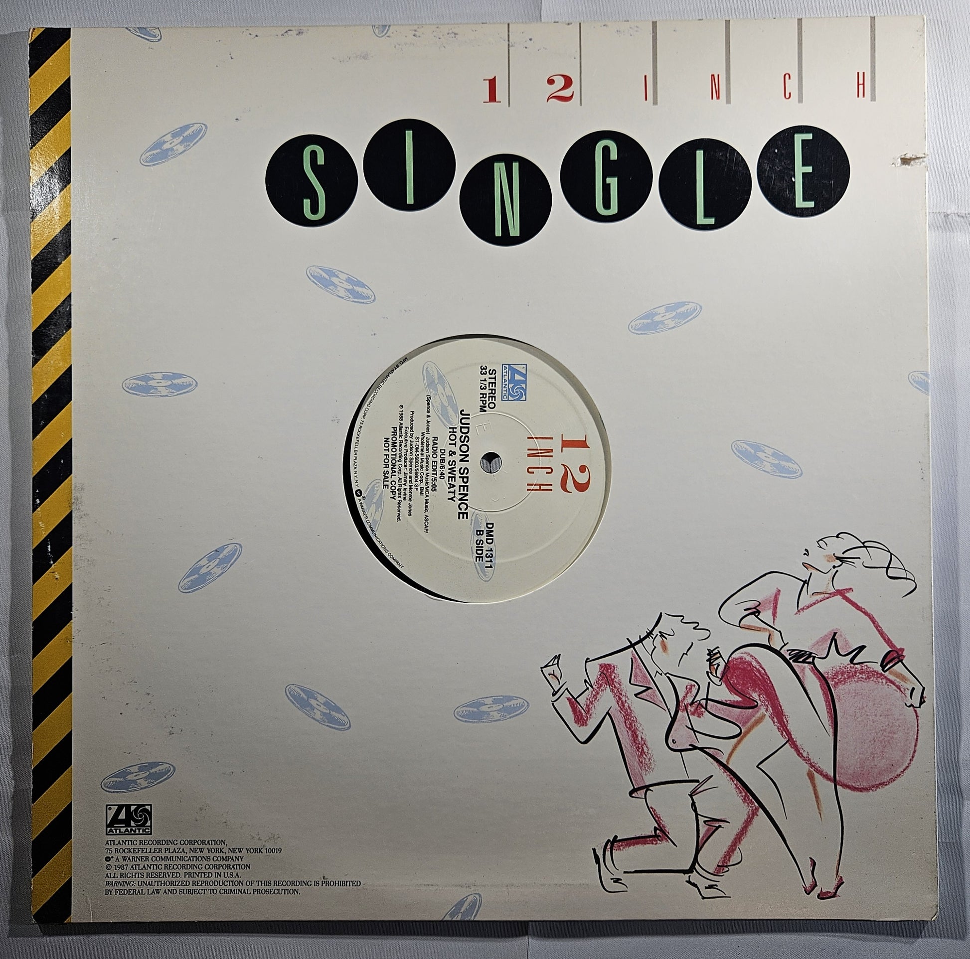 Judson Spence - Hot & Sweaty [1988 Promo] [Used Vinyl Record 12" Single]
