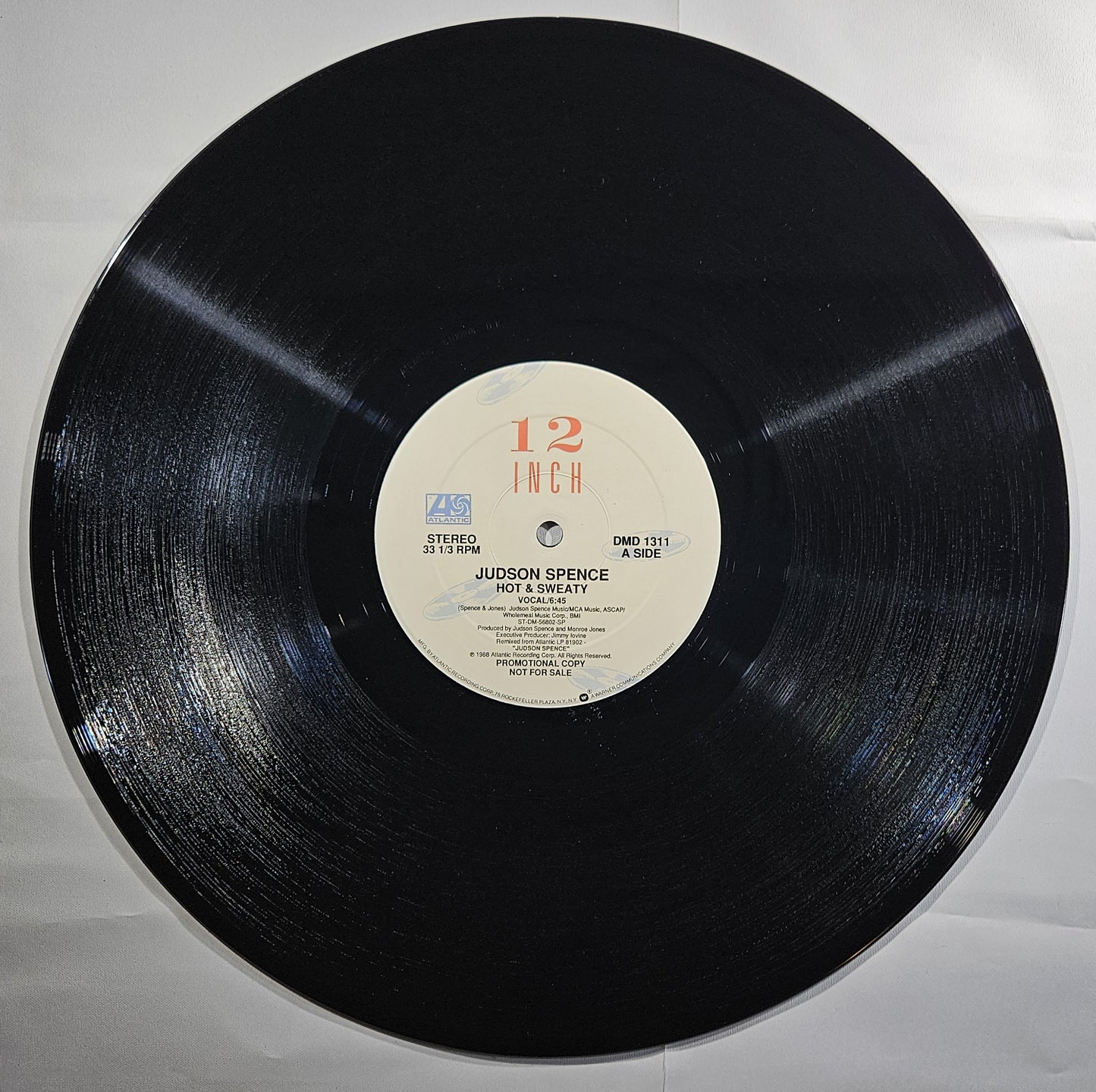 Judson Spence - Hot & Sweaty [1988 Promo] [Used Vinyl Record 12" Single]