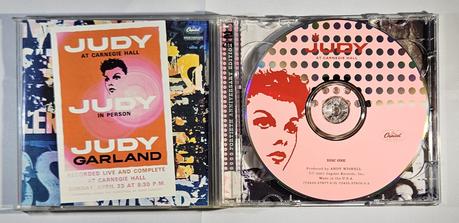 Judy Garland - Judy at Carnegie Hall [2001 Reissue Remastered] [New Double CD]