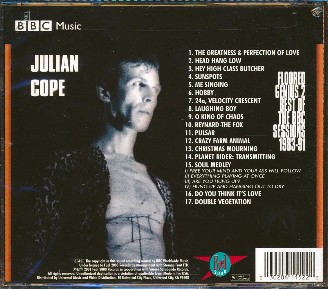 Julian Cope - Floored Genius 2 [2001 Compilation Reissue] [New CD]