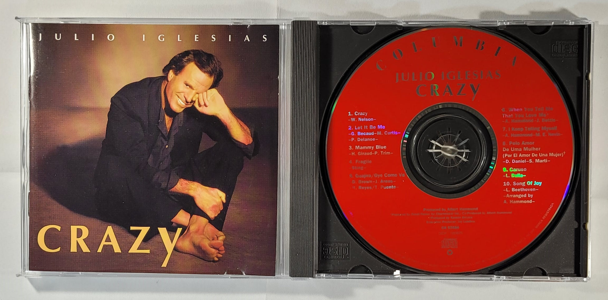 Julio Iglesias - Crazy [1994 Used CD]