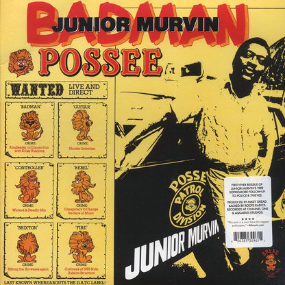 Junior Murvin - Bad Man Possee [2024 Reissue Remastered] [New Vinyl Record LP]