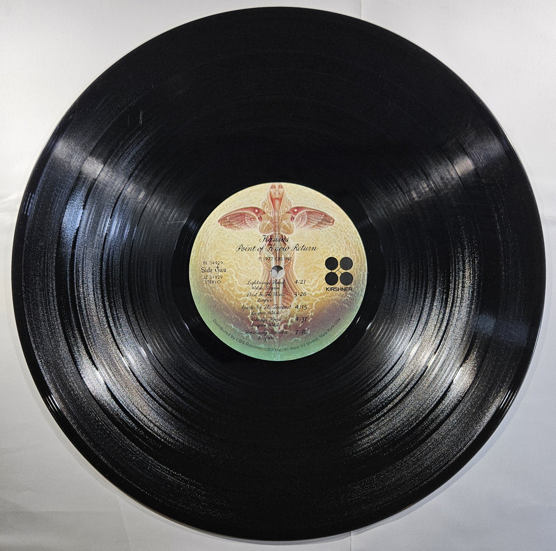 Kansas - Point of Know Return [1977 Terre Haute Press] [Used Vinyl Record LP] [B]