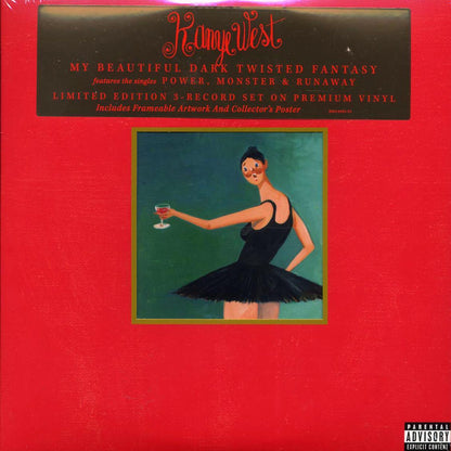 Kanye West - My Beautiful Dark Twisted Fantasy [2023 Reissue Limited] [New Triple Vinyl Record LP]