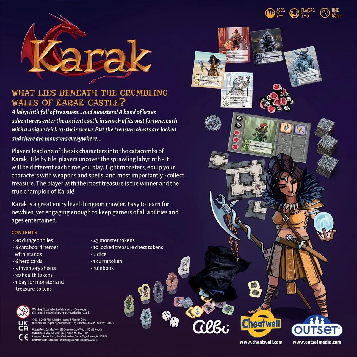 Karak - RPG Strategic Tile Dungeon Game - Outset